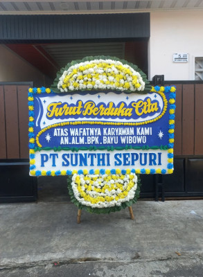 Papan Bunga Duka di Janapria